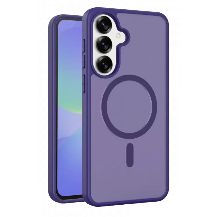 Mey İthalat®  Samsung Galaxy S26 Jota Magsafe Kapak - Derin Mor