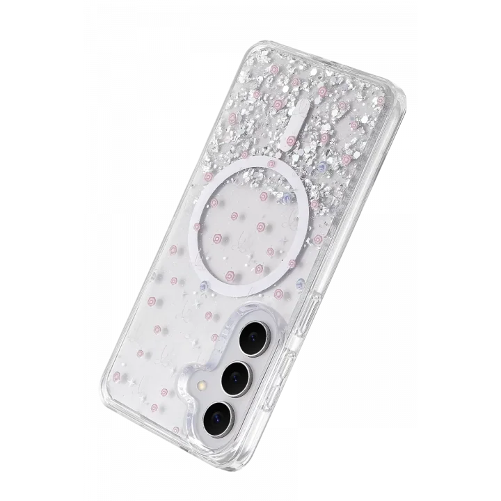 Mey İthalat®  Samsung Galaxy S26 Misk Simli Magsafe Kapak - Desen 1
