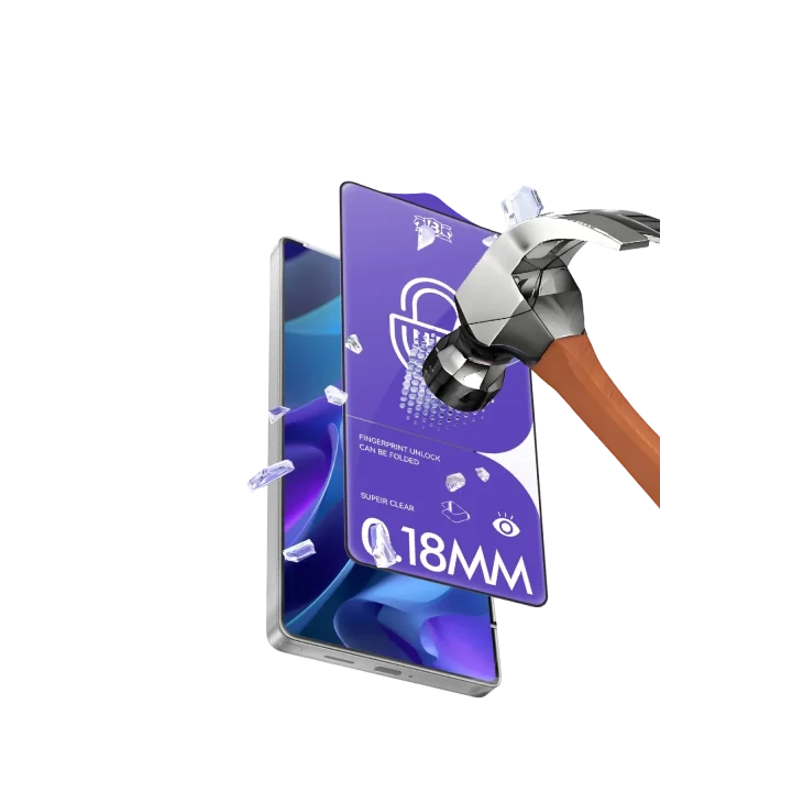 Mey İthalat®  Samsung Galaxy S26 Plus Bilvis 3D Cam Ekran Koruyucu - Siyah
