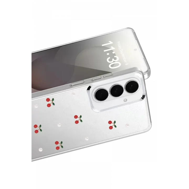Mey İthalat®  Samsung Galaxy S26 Plus Fiyonk Desenli Kapak - Desen 9