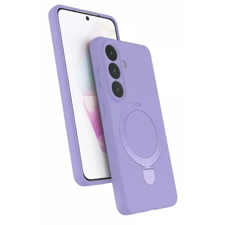 Mey İthalat®  Samsung Galaxy S26 Plus Regal Magsafe Standlı Kapak - Lila