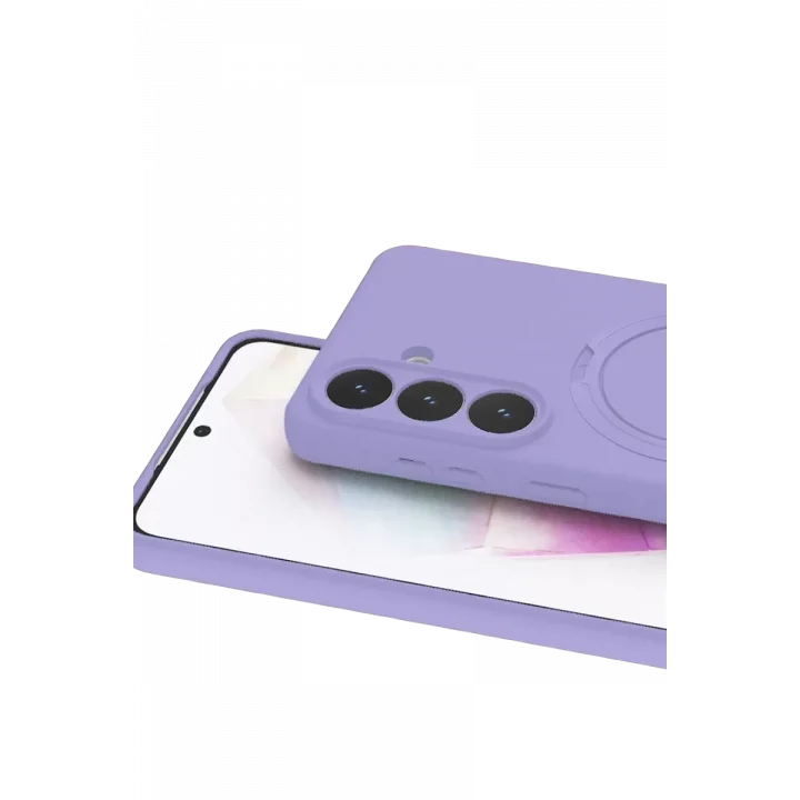 Mey İthalat®  Samsung Galaxy S26 Plus Regal Magsafe Standlı Kapak - Lila