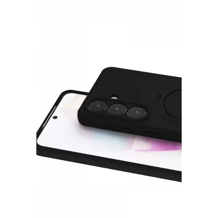 Mey İthalat®  Samsung Galaxy S26 Plus Regal Magsafe Standlı Kapak - Siyah