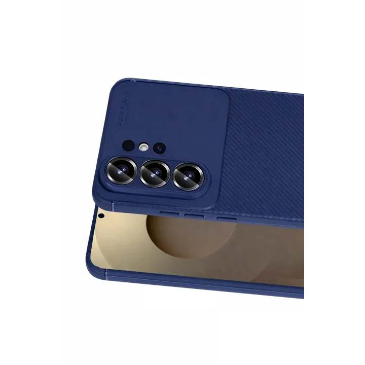 Mey İthalat®  Samsung Galaxy S26 Ultra Auto Focus Karbon Kapak - Lacivert