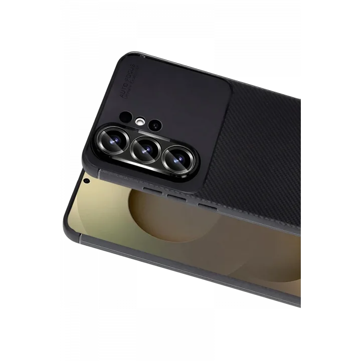 Mey İthalat®  Samsung Galaxy S26 Ultra Auto Focus Karbon Kapak - Siyah