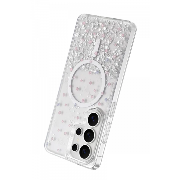 Mey İthalat®  Samsung Galaxy S26 Ultra Misk Simli Magsafe Kapak - Desen 1