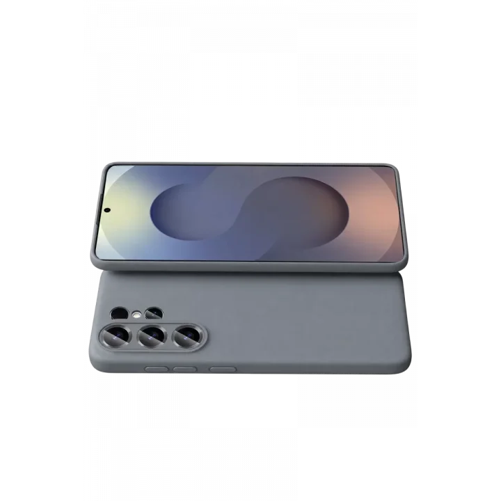Mey İthalat®  Samsung Galaxy S26 Ultra Nano içi Kadife Silikon - Gri