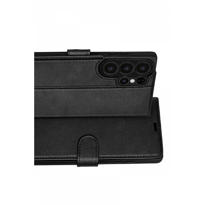 Mey İthalat®  Samsung Galaxy S26 Ultra Trend S Plus Kapaklı Kılıf - Siyah