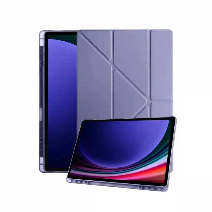 Mey İthalat®  Samsung Galaxy Tab A11 Kalemlikli Mars Tablet Kılıfı - Lavender