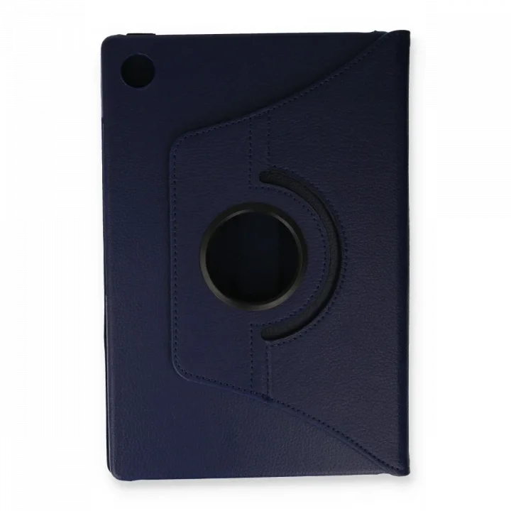 Mey İthalat®  Samsung Galaxy Tab A9 Plus Kılıf 360 Tablet Deri Kılıf - Lacivert