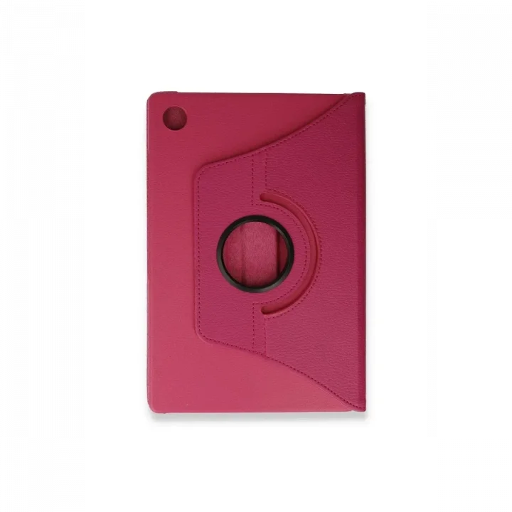 Mey İthalat®  Samsung Galaxy Tab A9 Plus Kılıf 360 Tablet Deri Kılıf - Pembe