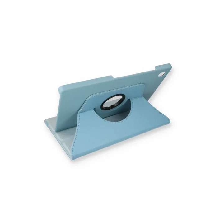 Mey İthalat®  Samsung Galaxy Tab A9 Plus Kılıf 360 Tablet Deri Kılıf - Turkuaz
