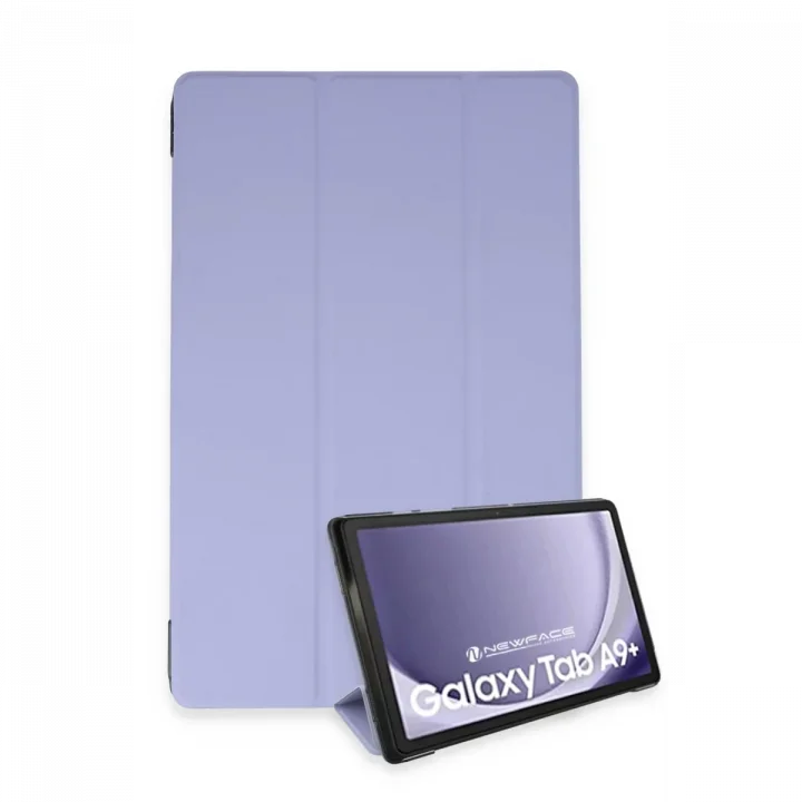 Mey İthalat®  Samsung Galaxy Tab A9 Plus Kılıf Tablet Smart Kılıf - Lila