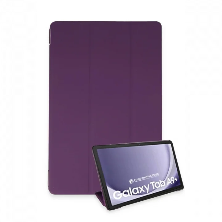 Mey İthalat®  Samsung Galaxy Tab A9 Plus Kılıf Tablet Smart Kılıf - Mor