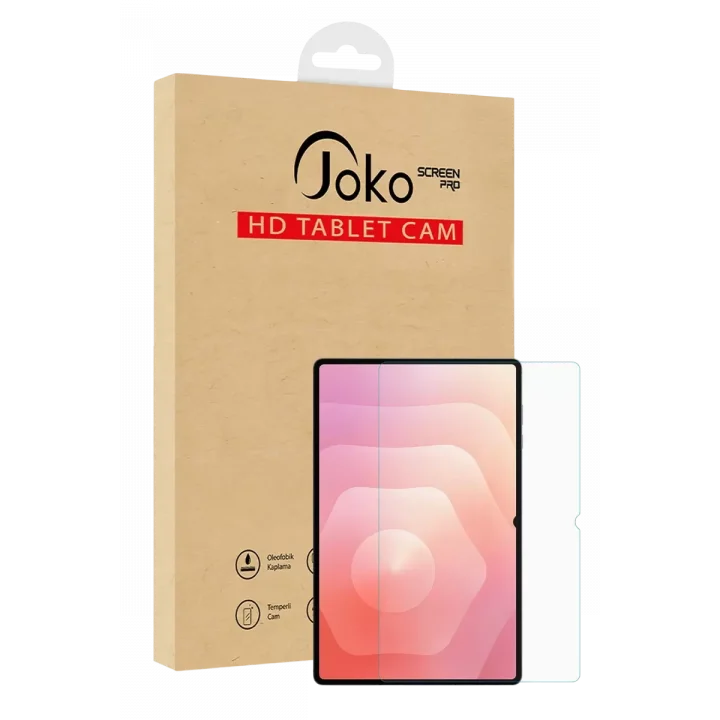 Mey İthalat®  Samsung Galaxy X510 Tab S9 FE 11 2in1 HD Tablet Cam Ekran Koruyucu - Şeffaf