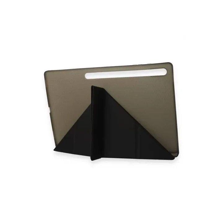 Mey İthalat®  Samsung Galaxy X910 Tab S9 Ultra 14.6 Kılıf Kalemlikli Mars Tablet Kılıfı - Siyah