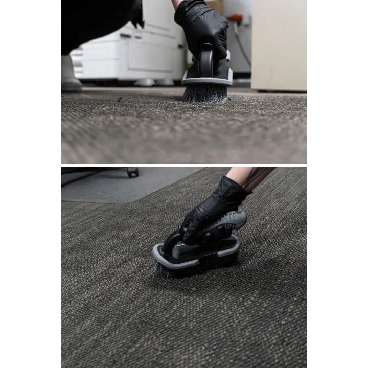 Mey İthalat® Saplı Halı, Koltuk ve Araç Temizlik Fırçası – Çok Amaçlı İç & Dış Oto, Ev ve Ofis Kullanımı İçin Ergonomik Temizlik Aparatı