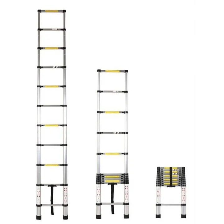 Mey İthalat® Saraylı Teleskopik Merdiven 11 Basamak 3.20 Metre