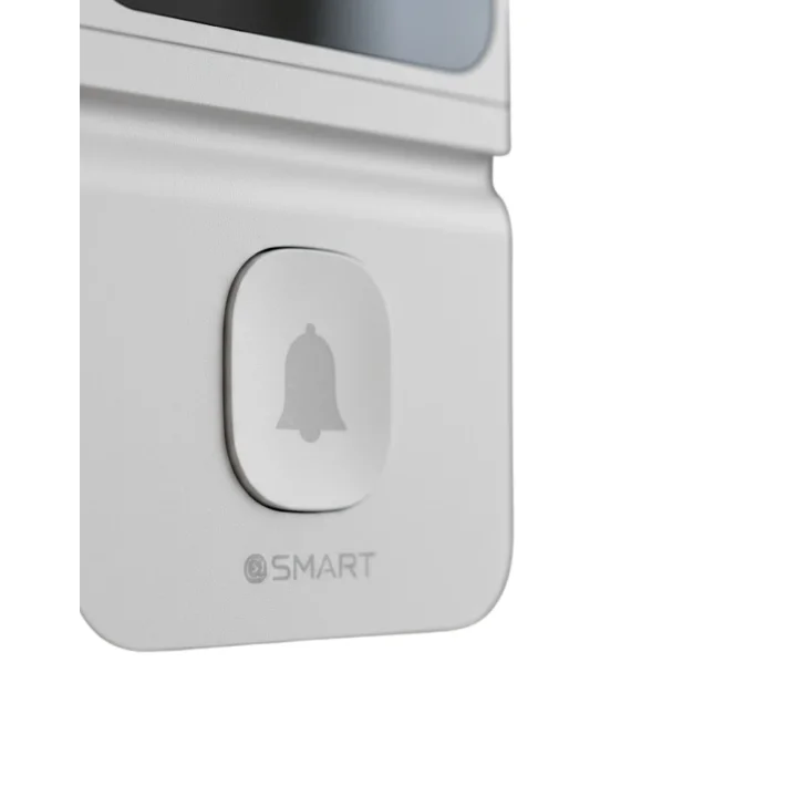 Mey İthalat® ŞARJLI KAMERALI KAPI ZİLİ BEYAZ