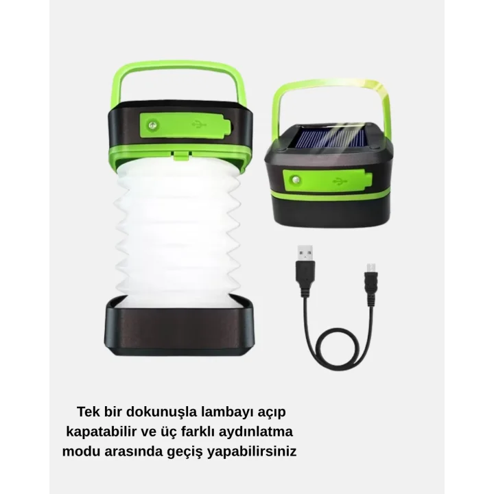 Mey İthalat® Şarjlı LED Lamba – Dokunmatik Sensörlü, 3 Kademeli Parlaklık