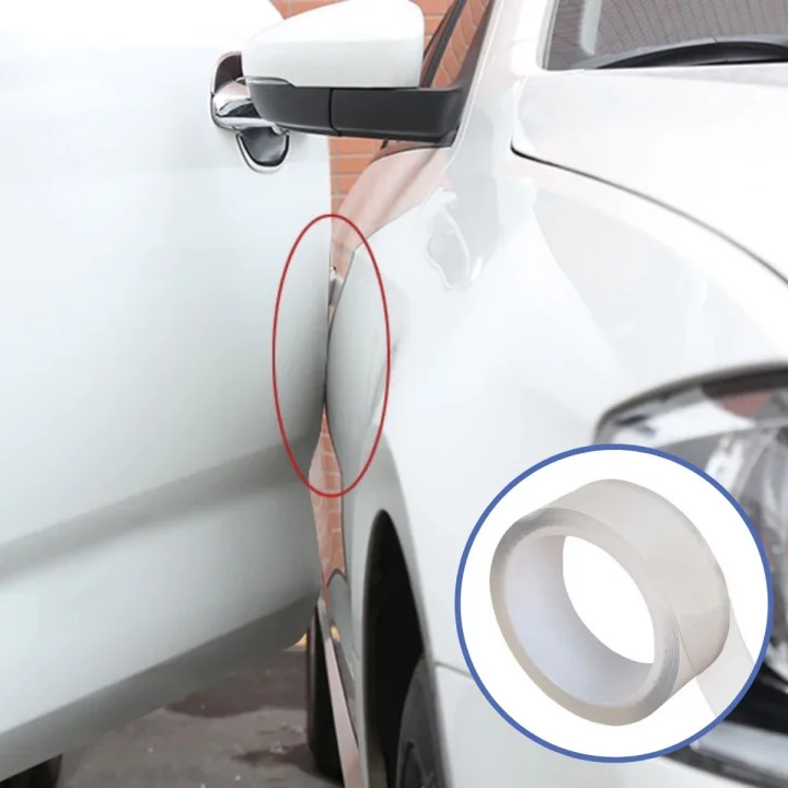 Mey İthalat®  Şeffaf Su Geçirmeyen  Dayanıklı Kolay Yapışan Çizilmeye Dayanıklı Oto Darbe Koruyucu Bant