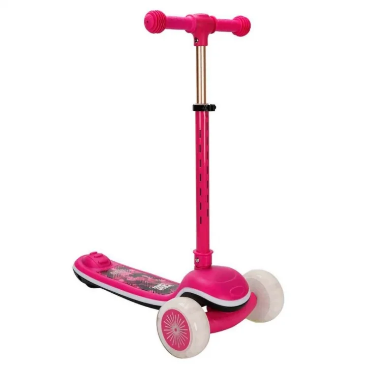 Mey İthalat® Sesli ve Işıklı 3 Tekerlekli Katlanabilir Scooter