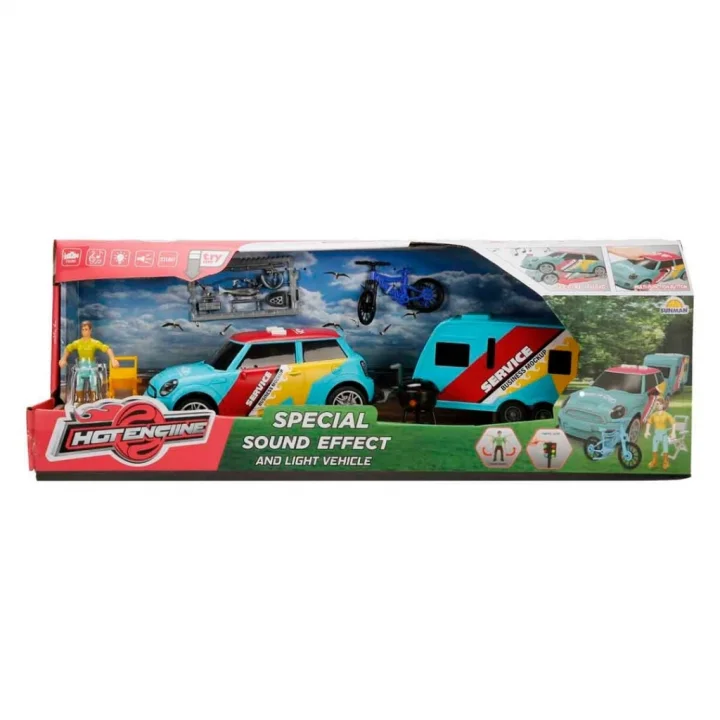 Mey İthalat® Sesli ve Işıklı Karavan Seti