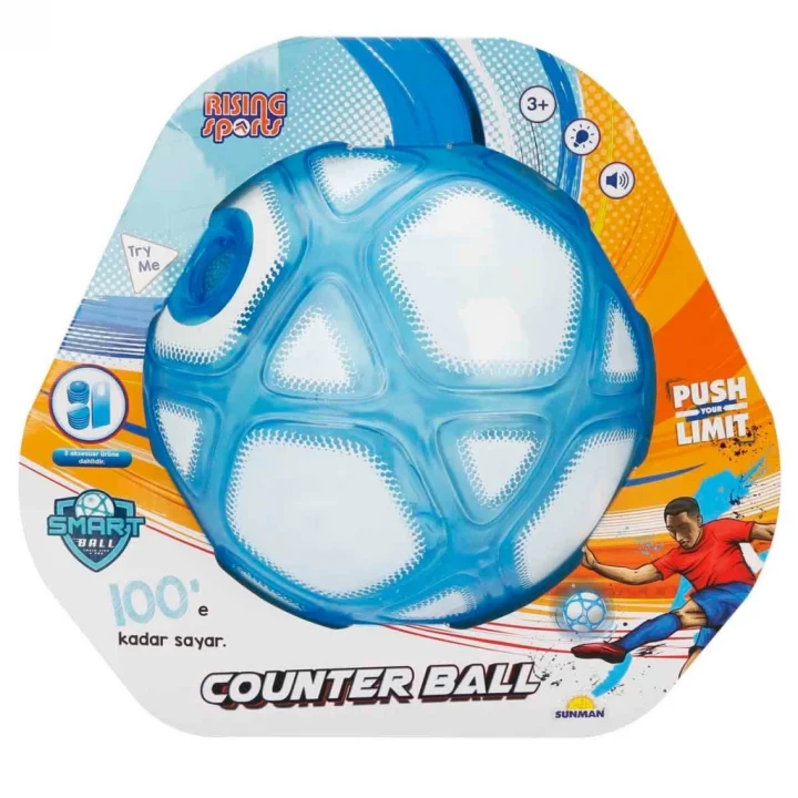 Mey İthalat® Sesli ve Işıklı Sayaçlı Futbol Topu