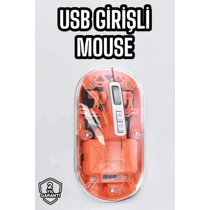 Mey İthalat® Sessiz Kablosuz USB Girişli Mouse Fare Yüksek Performanslı Yeni Nesil