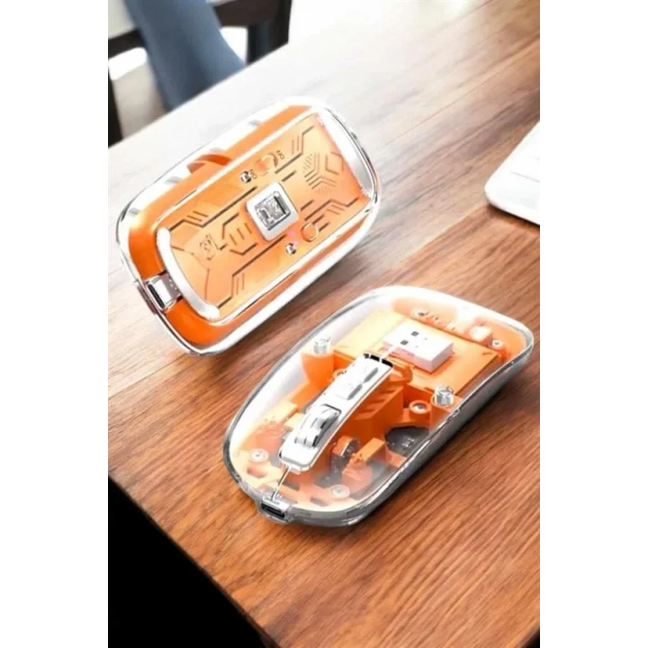 Mey İthalat® Sessiz Kablosuz USB Girişli Mouse Fare Yüksek Performanslı Yeni Nesil