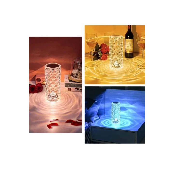 Mey İthalat® Sevgililer Günü İçin Hediye Kristal Lamba Sevgiliye Hediye USB Şarjlı Gece Lambası (Kopya)