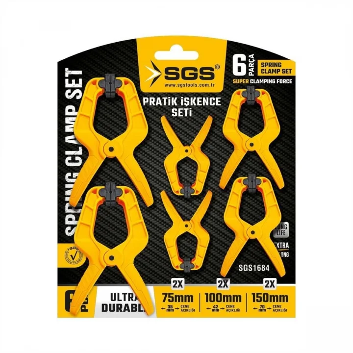 Mey İthalat® SGS 1684 Pratik Mini İşkence Seti 6 Parça