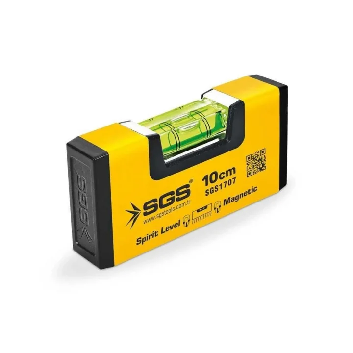 Mey İthalat® Sgs 1707 Mıknatıslı Su Terazisi 10 cm