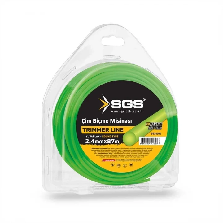 Mey İthalat® Sgs 4302 Yuvarlak Misina 2,4 mm 87 Metre