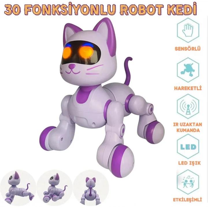 Mey İthalat® SH40194 U/K DANS EDEN ROBOT KEDİ