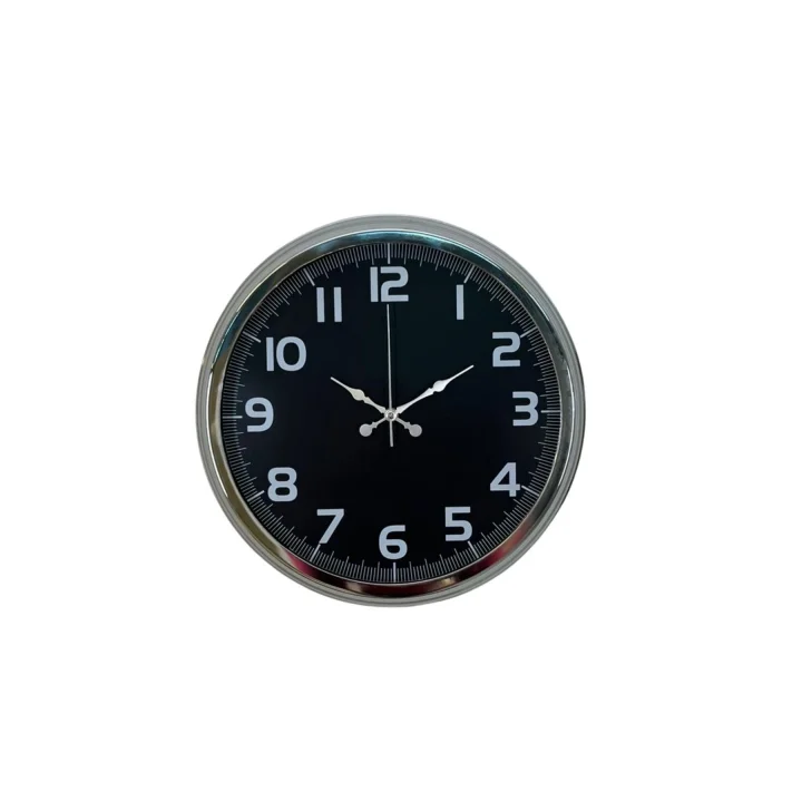 Mey İthalat®  Shadow 40 Cm Metal Duvar Saati