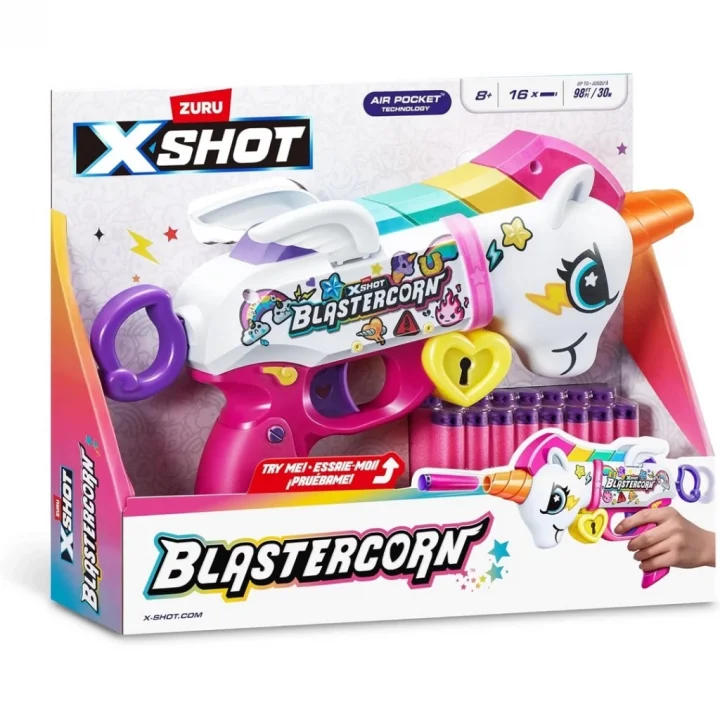 Mey İthalat®  Silah Sünger Atan Blastercorn Seri 1 16 li