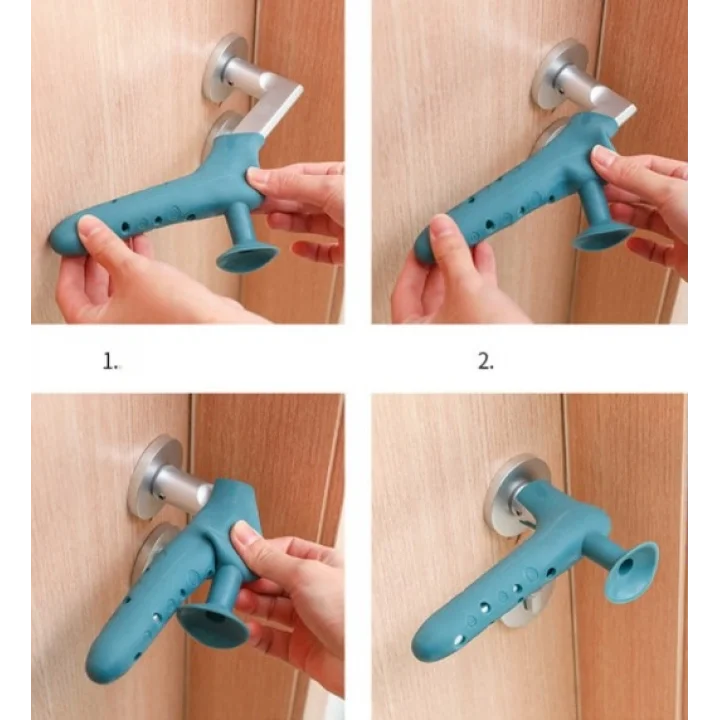 Mey İthalat® Silikon Duvar Koruyucu Kapı Stoperi GRİ