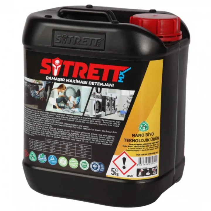 Mey İthalat® SİTRETT MX Profesyonel Çamaşır Makinesi Deterjanı Endüstriyel 5 Kg