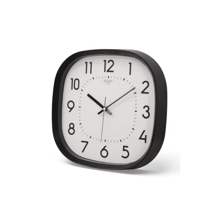 Mey İthalat® Siyah 31 Cm Modern Stil Duvar Saati