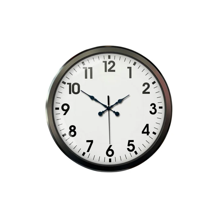 Mey İthalat® Siyah Klasik 52 Cm Modern Duvar Saati