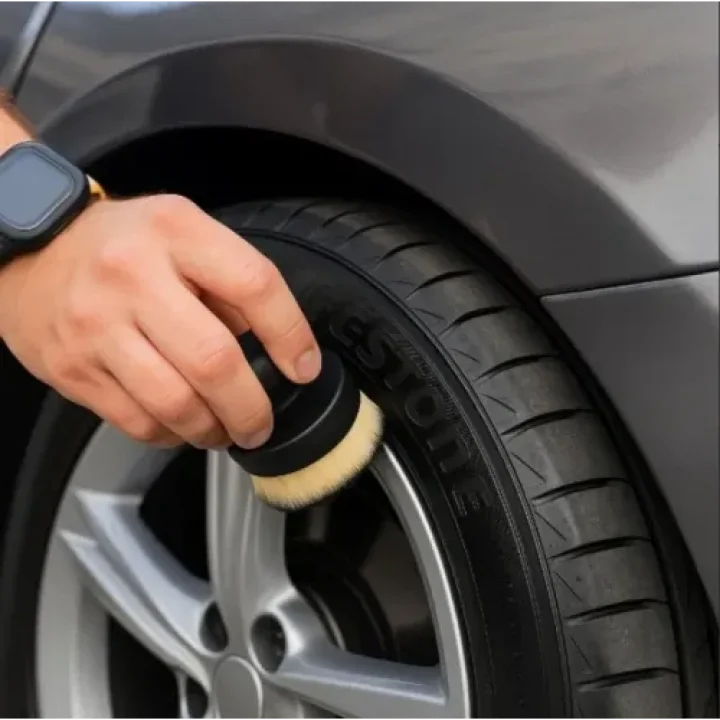 Mey İthalat® Siyah Lastik Parlatma Fırçası
