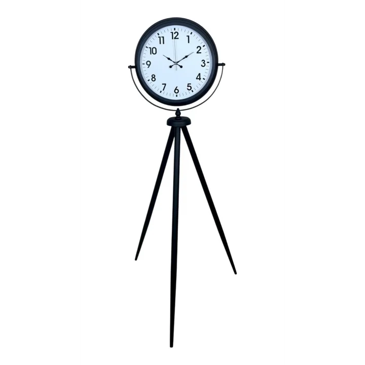 Mey İthalat® Siyah Tripod Ayaklı Dekoratif Saat