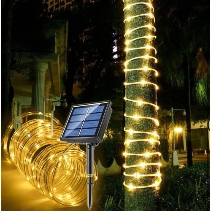 Mey İthalat® Solar Güneş Enerjili Hortum Kaplamalı Gün Işığı LED