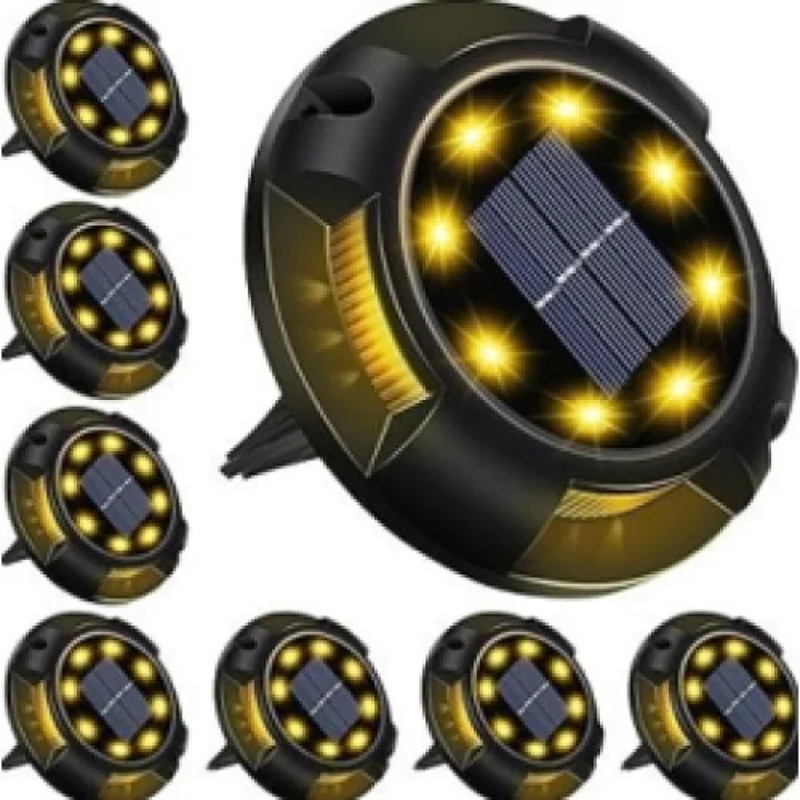 Mey İthalat® Solar Güneş Panelli LED Bahçe Ledi (4lü)