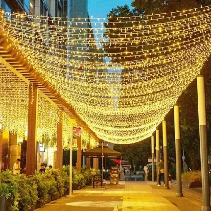 Mey İthalat® Solar Peri Led 20m 200 Led Gün Işığı