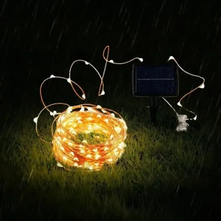 Mey İthalat® Solar Peri Led 20m 200 Led Gün Işığı