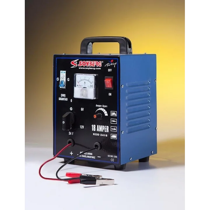 Mey İthalat® Soyberg 2418 Akü Şarj Cihazı