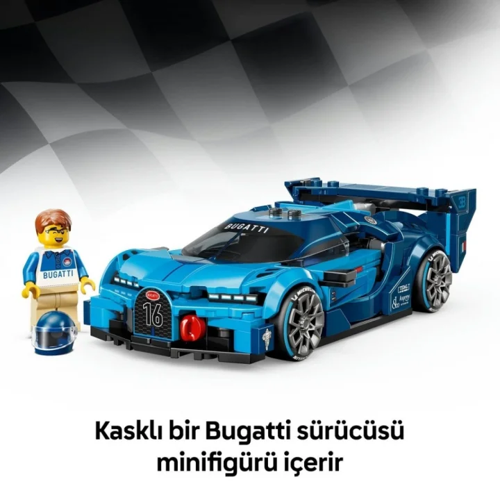 Mey İthalat® Speed Champions Bugatti Vision Gran Turismo Araba 77253