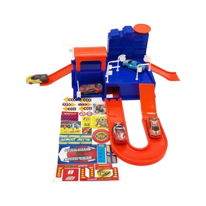 Mey İthalat® SPEED RACER GARAJ 5 ARAÇLI